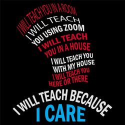 I Will Teach You In A Room, Trending Svg, Teacher, Teacher Svg, Teacher Gifts, Gift For Teacher, Teacher Life, Teacher S