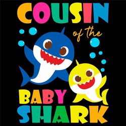 Cousin Of The Baby Shark Svg, Trending Svg, Baby Shark Svg, Shark Svg, Cousin Shark Svg, Cousin Svg, Shark Family Svg, B