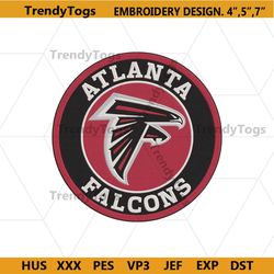 Atlanta Falcons logo NFL Embroidery, Atlanta Falcons Embroidery Download File