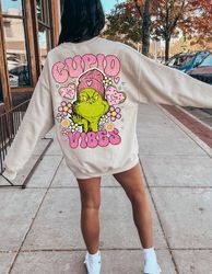 Cupid Grinch Vibes Crewneck: Stealing Hearts with Sass and Style!