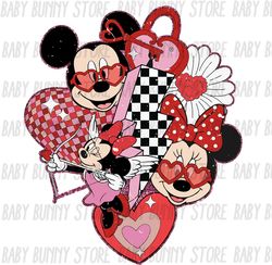 Retro Valentines Mickey Mouse png