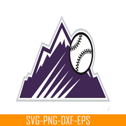 Rockies Team Symbol SVG PNG DXF EPS AI, Major League Baseball SVG, MLB Lovers SVG MLB01122348