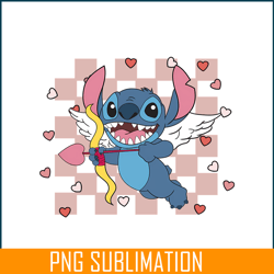 Stitch Valentine PNG