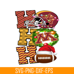 Minnesota Golden Gophers PNG Merry Christmas Football PNG NFL PNG