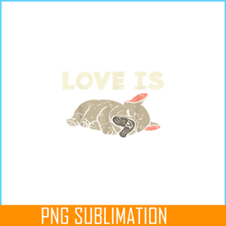 Love Is French Bulldog PNG, Frenchie Bulldog PNG, French Dog Artwork PNG