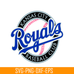 KC Royals Black Logo SVG, Major League Baseball SVG, MLB Lovers SVG MLB01122393