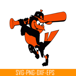 Baltimore Orioles Iconic Bird SVG PNG DXF EPS AI, Major League Baseball SVG, MLB Lovers SVG MLB30112332