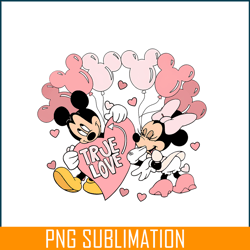 True Love Mickey Couples PNG