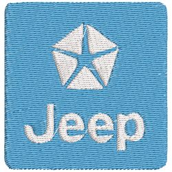 Jeep Logo Embroidery Design Sport Car Brand Embroidery