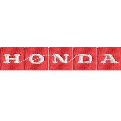 Embroidery Honda Embroidery File Motorbike Brand Embroidery File