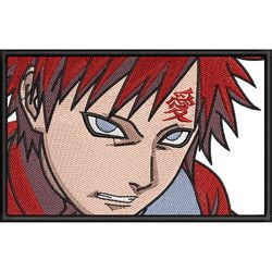 Gaara Come To Fight Embroidery Design Instant Download File