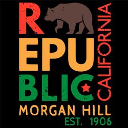 Republic of California Svg, Trending Svg, Republic Svg, Bear Svg, Morgan Hill Svg, Califorina Svg, California Republic S