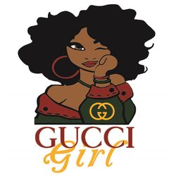Gucci Girl, Black Girl Svg, Gucci Girl Svg, Gucci Shirt Svg, Gucci Logo, Gucci Fashion, Gucci Lover, Gucci Gift, Gucci W