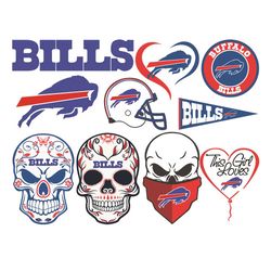 Buffalo Bills Bundle Logo Svg, Sport Svg, Buffalo Bills Svg, Bundle Logo Svg, Buffalo Bills Logo, Bills Svg, NFL Footbal