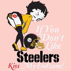 If You Dont Like Steelers Kiss My Endzone Svg, Sport Svg, Pittsburgh Steelers, Steelers Svg, Steelers Nfl, Steelers Helm