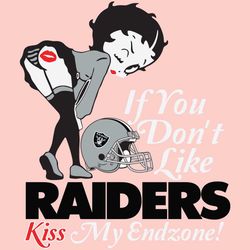 If You Dont Like Raiders Kiss My Endzone Svg, Sport Svg, Las Vegas Raiders, Raiders Svg, Raiders Nfl, Raiders Helmet Svg
