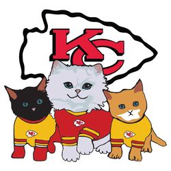 Kansas City Chiefs Cat Svg, Sport Svg, Kansas City Chiefs Svg, Chiefs Svg, Chiefs Nfl, Chiefs Logo Svg, Cat Svg, Super B