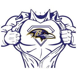 Baltimore Ravens Superman Svg, Sport Svg, Baltimore Ravens, Ravens Svg, Ravens Nfl, Ravens Logo Svg, Superman Svg, Nfl S