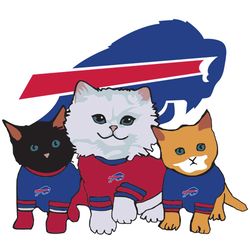 Buffalo Bills Cat Svg, Sport Svg, Buffalo Bills, Bills Svg, Bills Nfl, Bills Logo Svg, Cat Svg, Super Bowl Svg, Nfl Cat