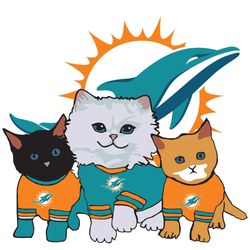 Miami Dolphins Cat Svg, Sport Svg, Miami Dolphins, Dolphins Svg, Dolphins Nfl, Dolphins Logo Svg, Cat Svg, Super Bowl Sv