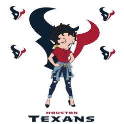 Houston Texans Betty Boop Svg, Sport Svg, Houston Texans, Texans Svg, Texans Betty Boop, Nfl Betty Boop, Texans Girl Svg