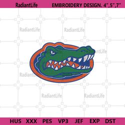 Florida Gators Logo Embroidery Design, Florida Gators Symbol Embroidery Files