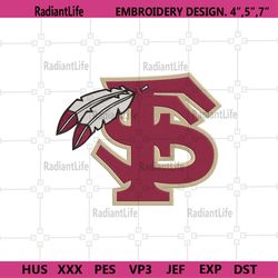 Florida State NCAA Embroidery, NCAA Football Embroidery Designs