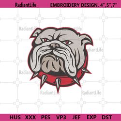 Georgia Bulldogs Logo Embroidery Design, Georgia Bulldogs Symbol Embroidery Files