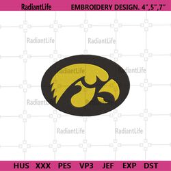 Iowa Hawkeyes Iconic Embroidery Files, Iowa Hawkeyes Embroidery Download File