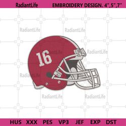Alabama Crimson Tide Football Helmet Logo Machine Embroidery
