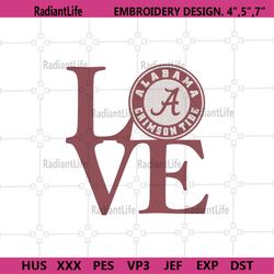 Alabama Crimson Tide Football Logo Embroidery, Alabama Crimson Tide Design File