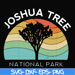 Joshua tree national park svg, camping svg, png, dxf, eps digital file CMP098