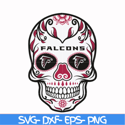 Atlanta Falcons Skull svg, Falcons svg, Sport svg, Nfl svg