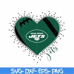 New York Jets heart svg, Jets heart svg, Nfl svg, png, dxf, eps digital file NFL2410203L