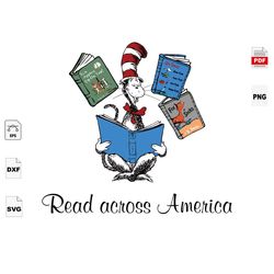 Read Across America, Dr Seuss Svg, Reading Festival, Dr Seuss Book, Baby Book, Reading Sublimation, Reading Week, The Ca