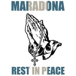 Maradona Rest In Peace Svg, Trending Svg, Maradona Svg, Rest In Peace, Diego Maradona, Maradona 2020, Best Player In His
