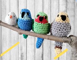 Mini Parrot Amigurumi Crochet Patterns, Crochet Pattern