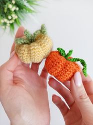 Little pumpkin keychain Amigurumi Crochet Patterns, Crochet Pattern