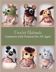 Animal Hats,  Amigurumi PDF Pattern toys patterns