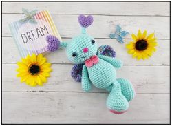 Blue Butterfly Amigurumi Crochet Patterns, Crochet Pattern