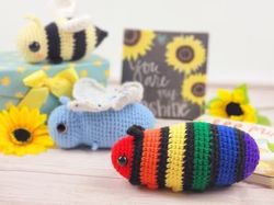 Bouncy bugs Amigurumi Crochet Patterns, Crochet Pattern