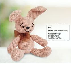 Bunny Stuffed Amigurumi Crochet Patterns, Crochet Pattern