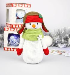 Decor snowman Amigurumi Crochet Patterns, Crochet Pattern