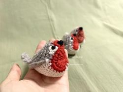 European robin Amigurumi Crochet Patterns, Crochet Pattern