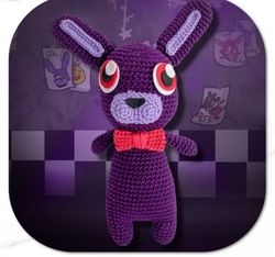 FNAF Bonnie the Bunny Amigurumi Crochet Patterns, Crochet Pattern
