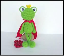 Frog prince Amigurumi Crochet Patterns, Crochet Pattern