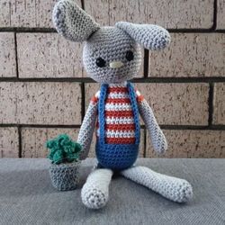 Gardening Bunny Amigurumi Crochet Patterns, Crochet Pattern