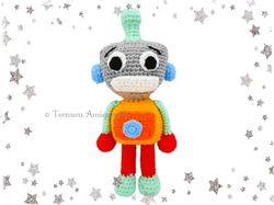 Hakelanleitung Kostenloser Roboter Amigurumi Crochet Patterns, Crochet Pattern