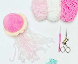 Jellyfish Amigurumi Crochet Patterns, Crochet Pattern 1