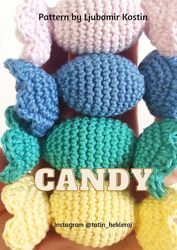 No Sew Candy Amigurumi Crochet Patterns, Crochet Pattern